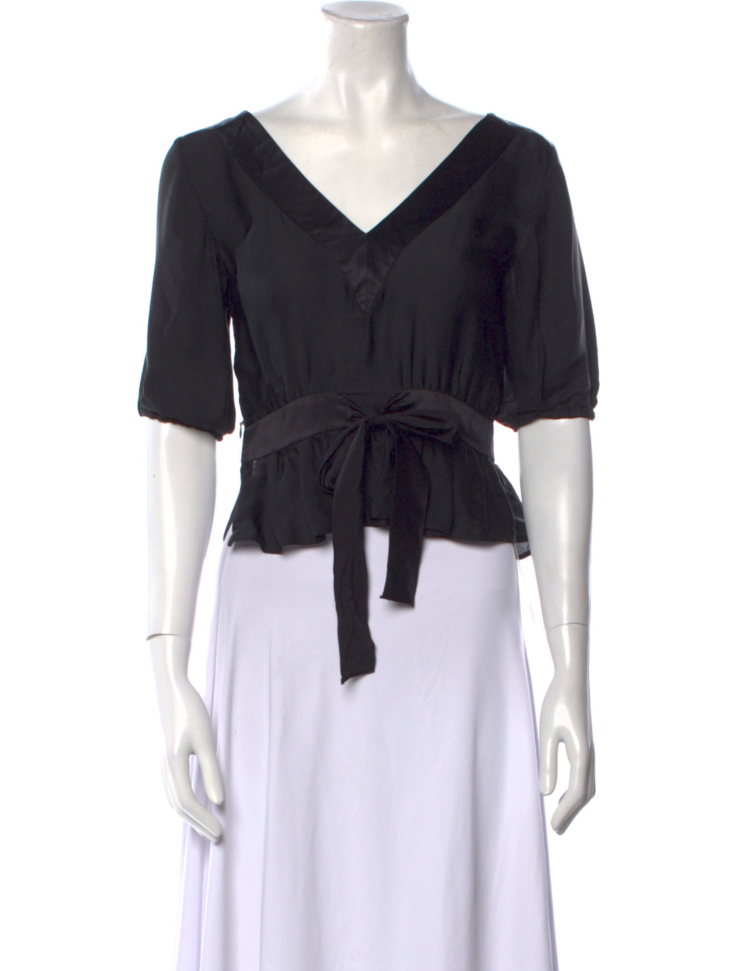 Prada 2011 Silk Crop Top