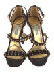 Prada Suede Studded Accents Sandals