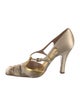 Prada Satin T-Strap Pumps