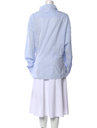 Prada 2023 Striped Button-Up Top
