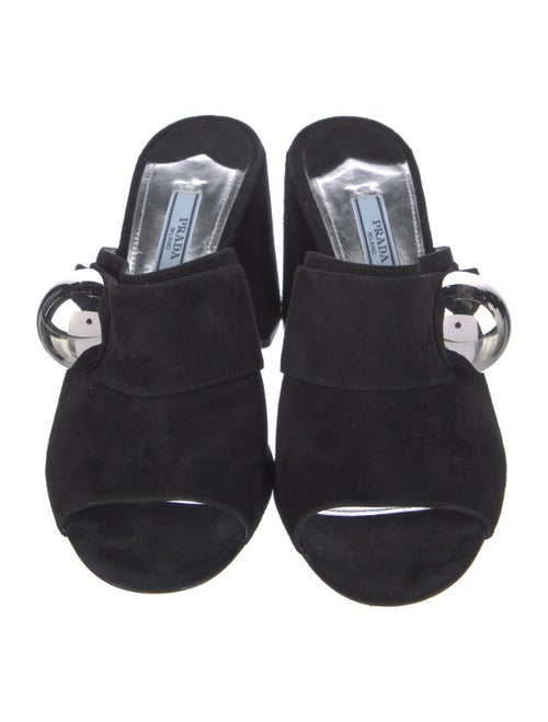 Prada Suede Slides