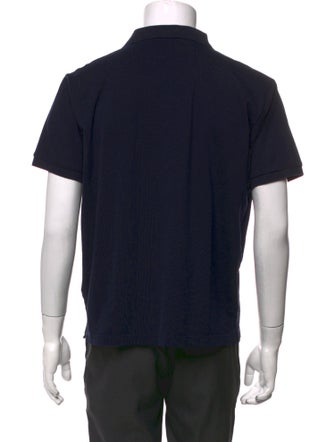 Prada 2018 Enameled Metal Triangle Polo Shirt