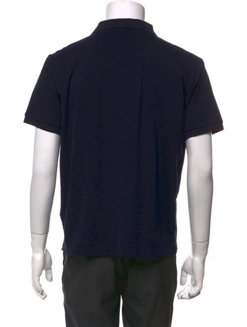 Prada 2018 Enameled Metal Triangle Polo Shirt