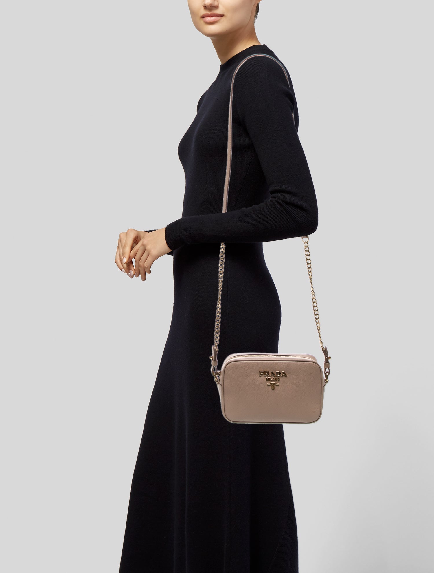 Prada Saffiano Leather Crossbody Bag