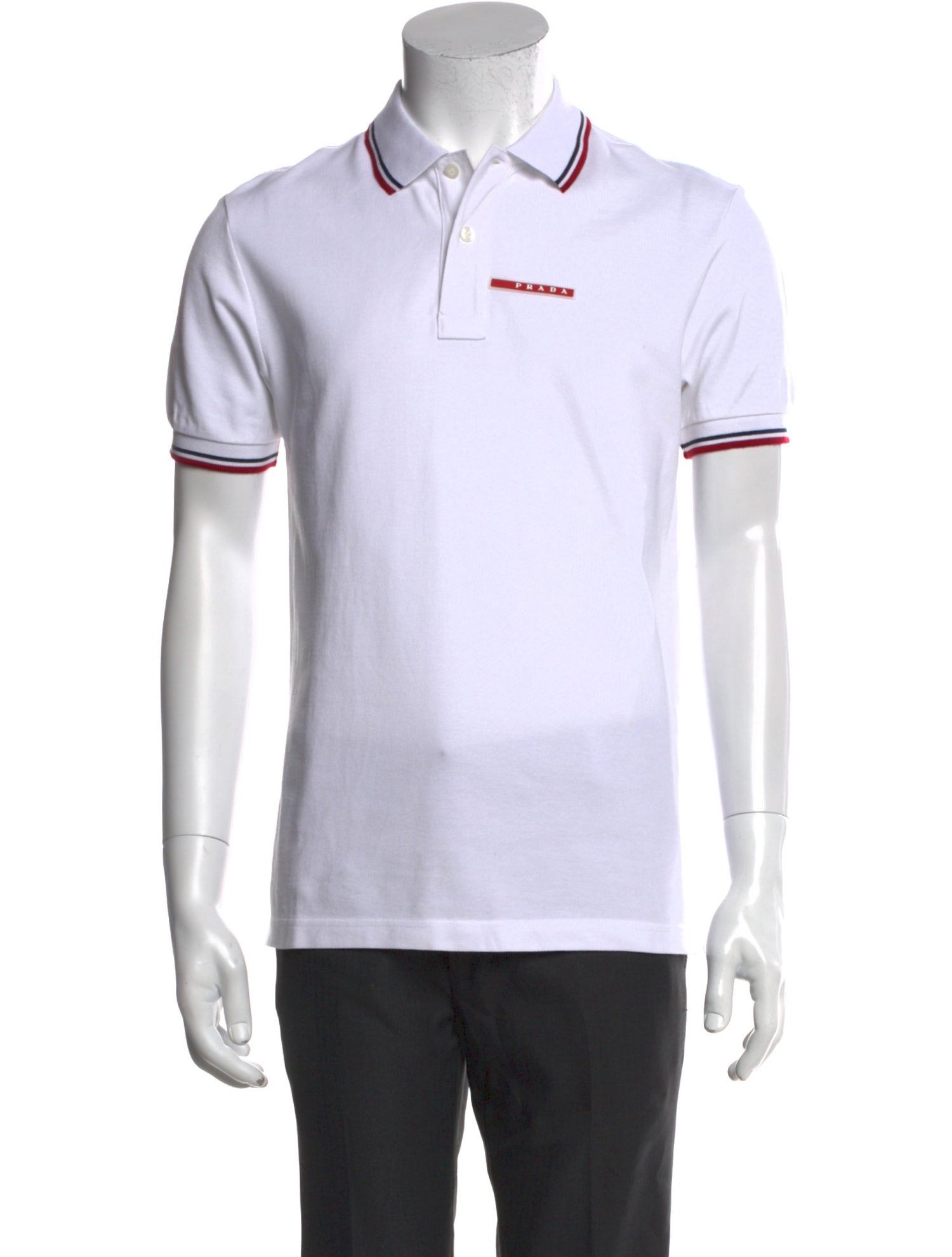 Prada 2018 Signature Logo Polo Shirt