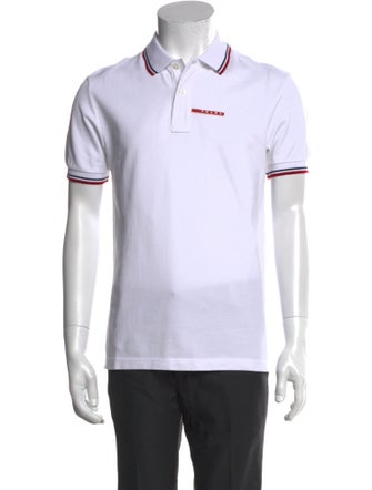 Prada 2018 Signature Logo Polo Shirt