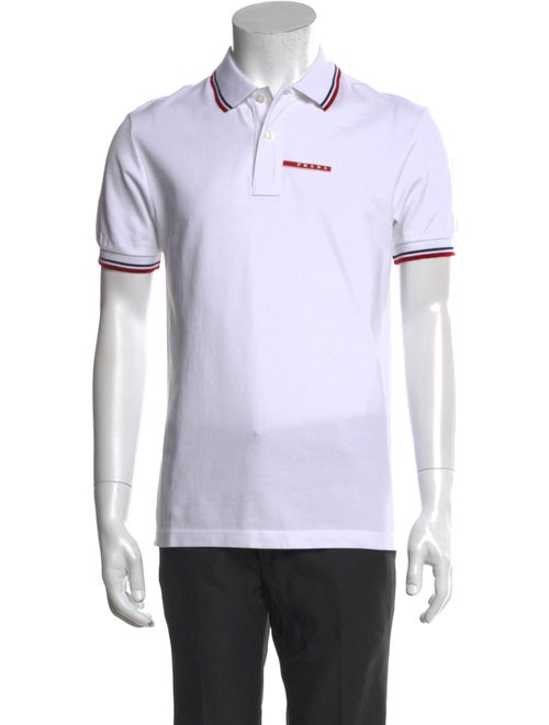 Prada 2018 Signature Logo Polo Shirt