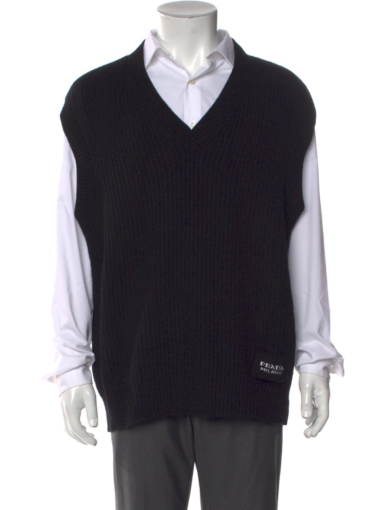 Prada 2021 Virgin Wool Sweater Vest
