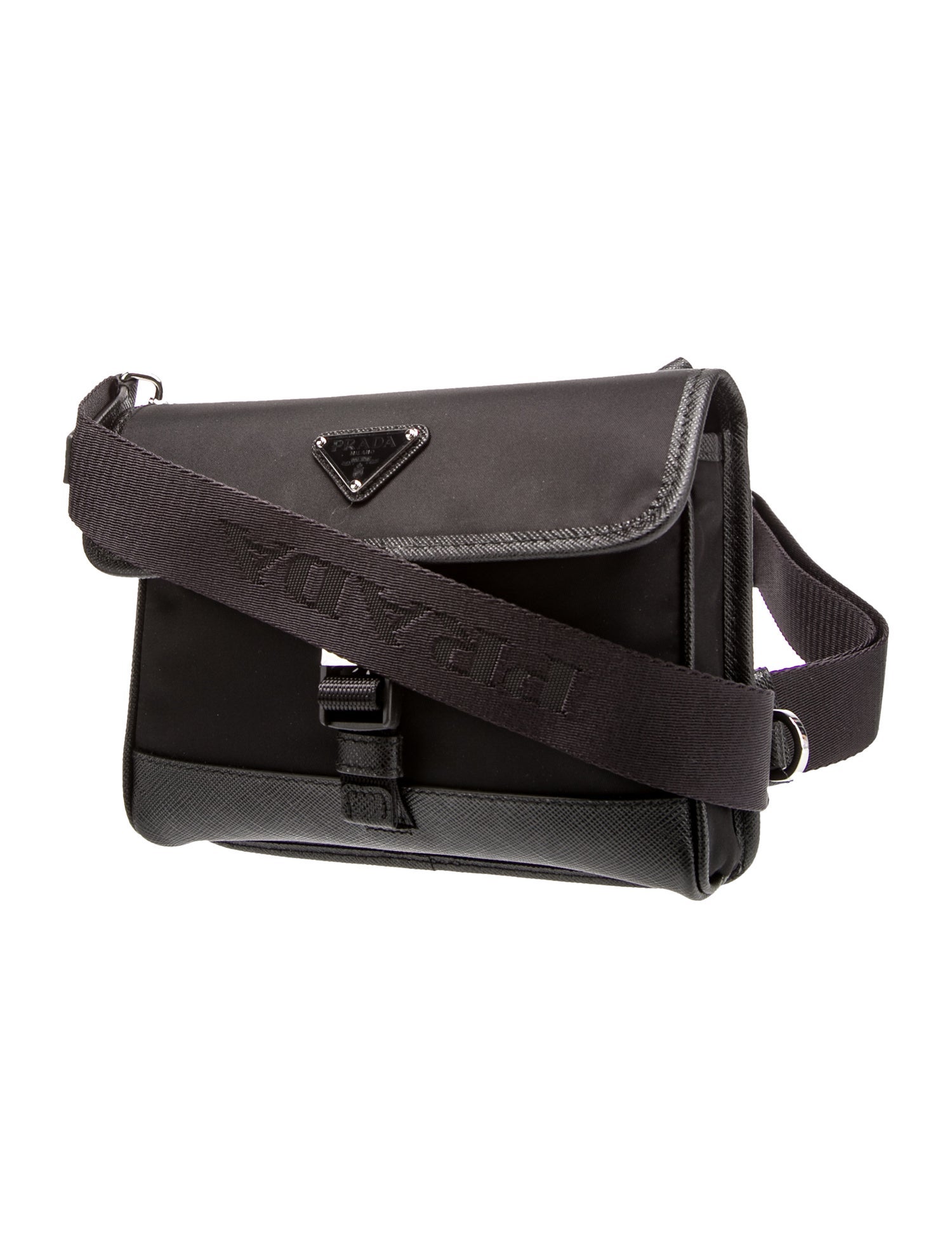 Prada Tessuto Nylon Re-Nylon and Saffiano leather smartphone case w/ Tags