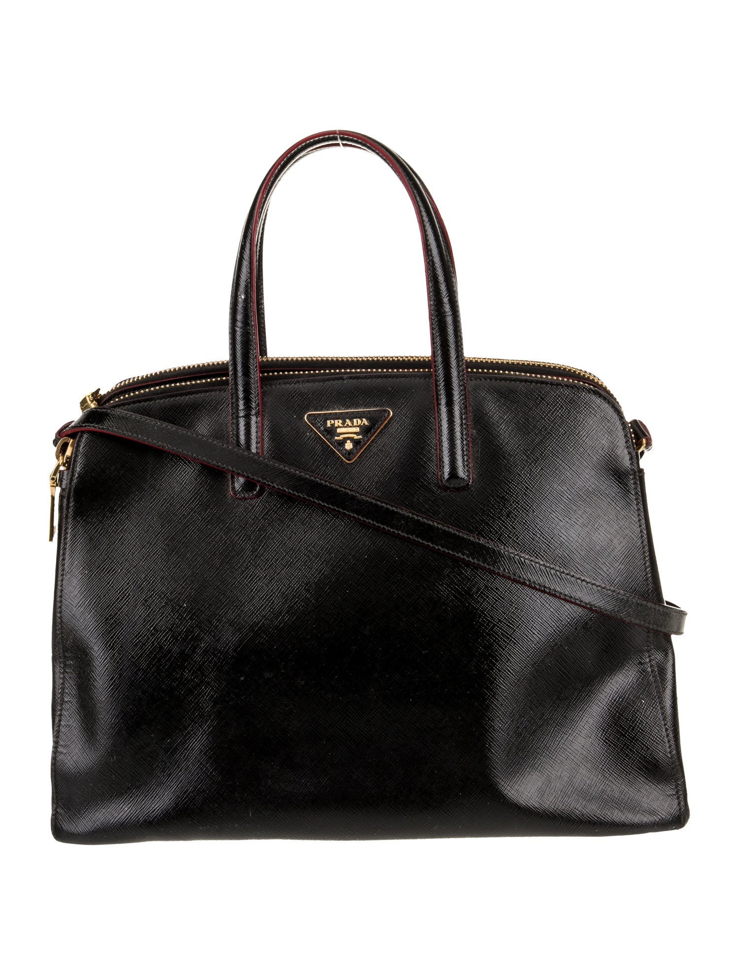 Prada Signature Top Handle Bag