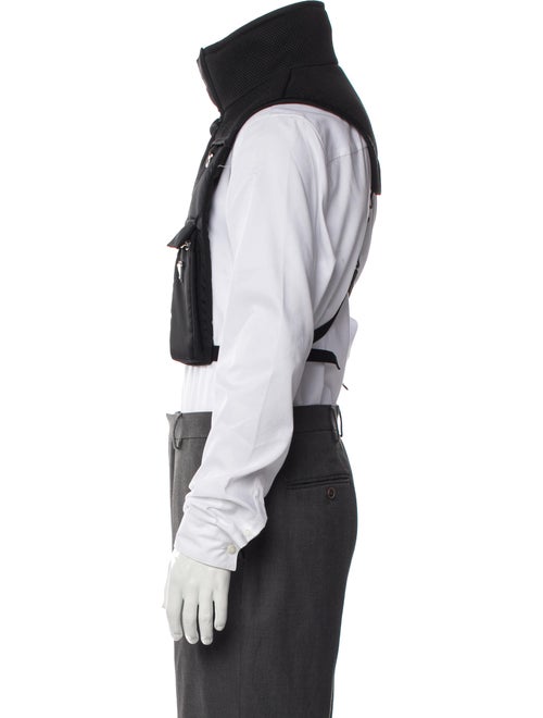 Prada 2021 Enameled Metal Triangle Vest