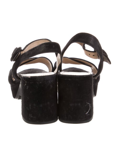 Prada Suede Slingback Sandals
