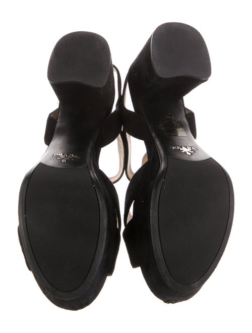 Prada Suede Slingback Sandals