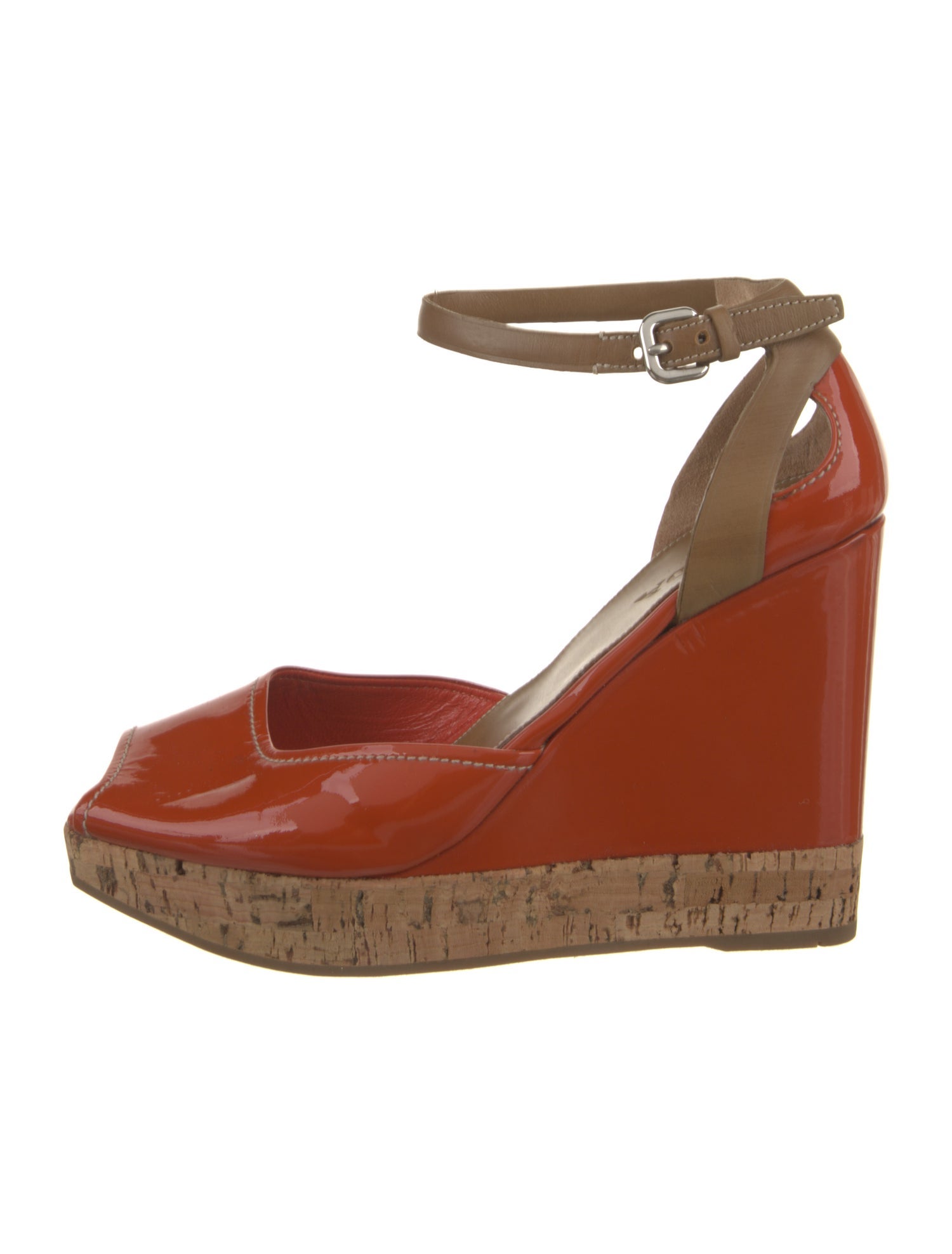 Prada Patent Leather D'Orsay Pumps