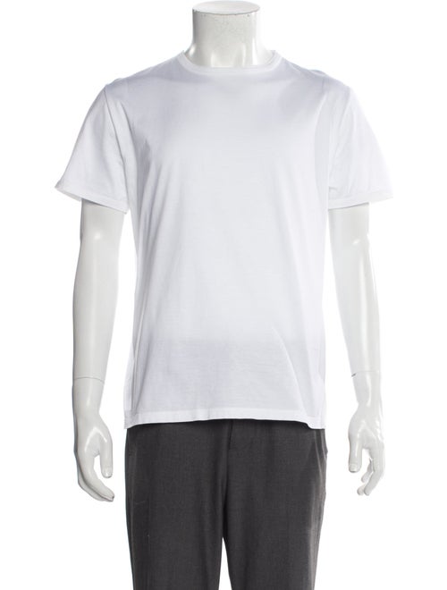 Prada Late 1990's - Early 2000's Enameled Metal Triangle T-Shirt