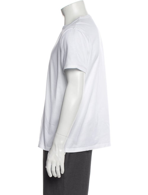 Prada Late 1990's - Early 2000's Enameled Metal Triangle T-Shirt