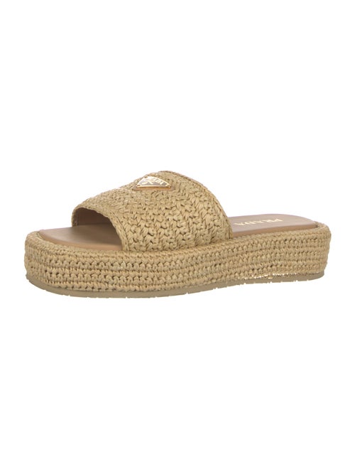 Prada Raffia Espadrilles