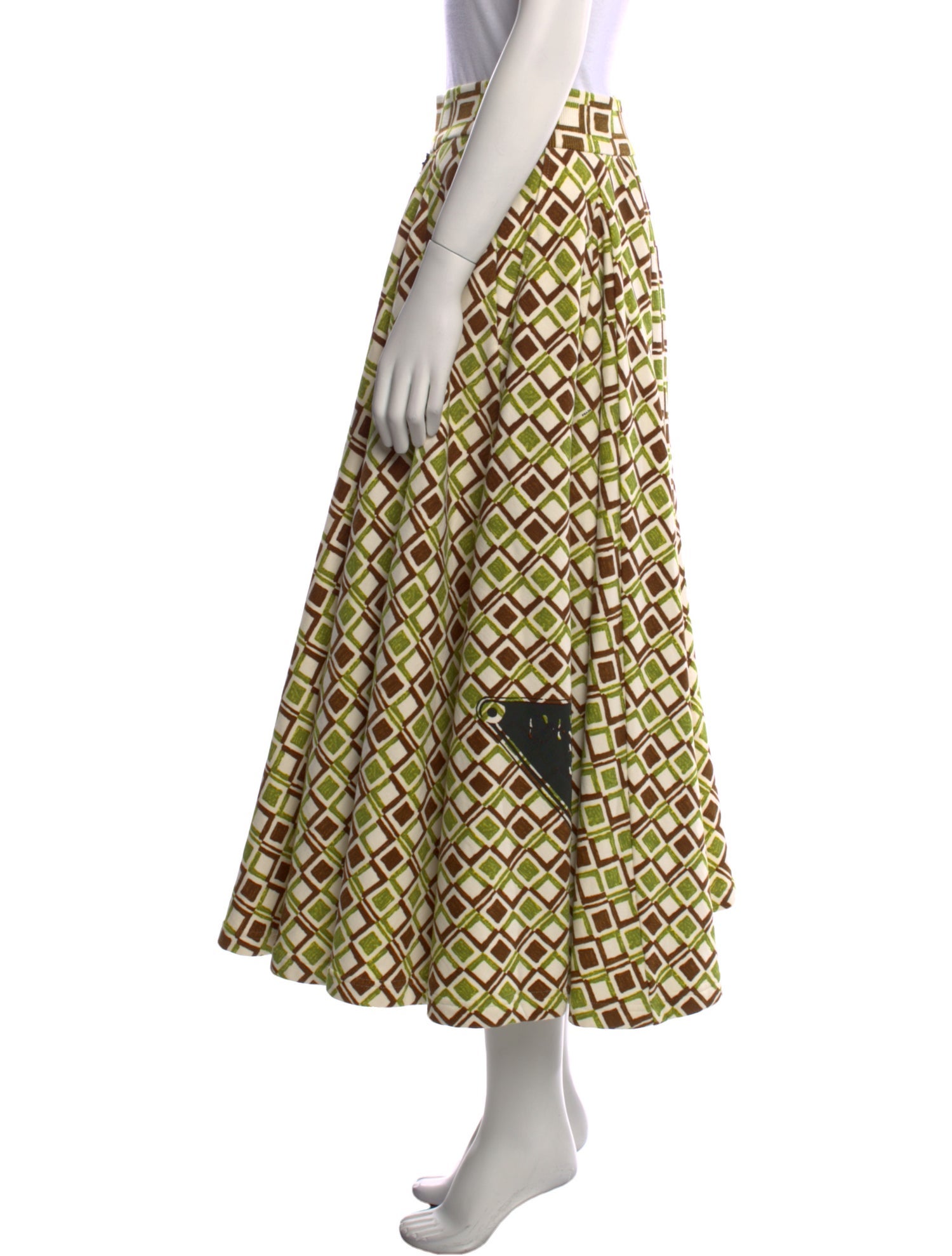 Prada 2021 Midi Length Skirt w/ Tags