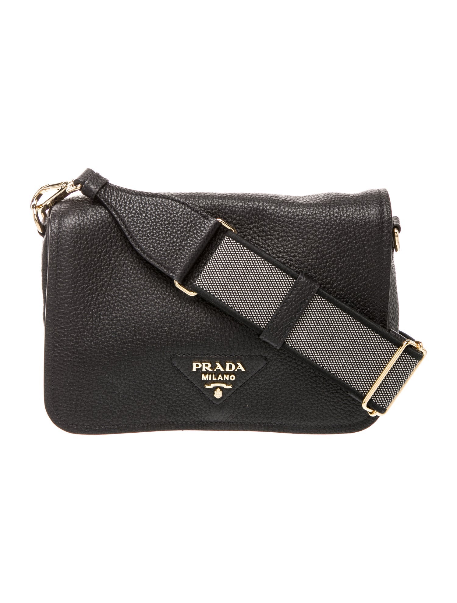 Prada Vitello Daino Leather Crossbody Bag