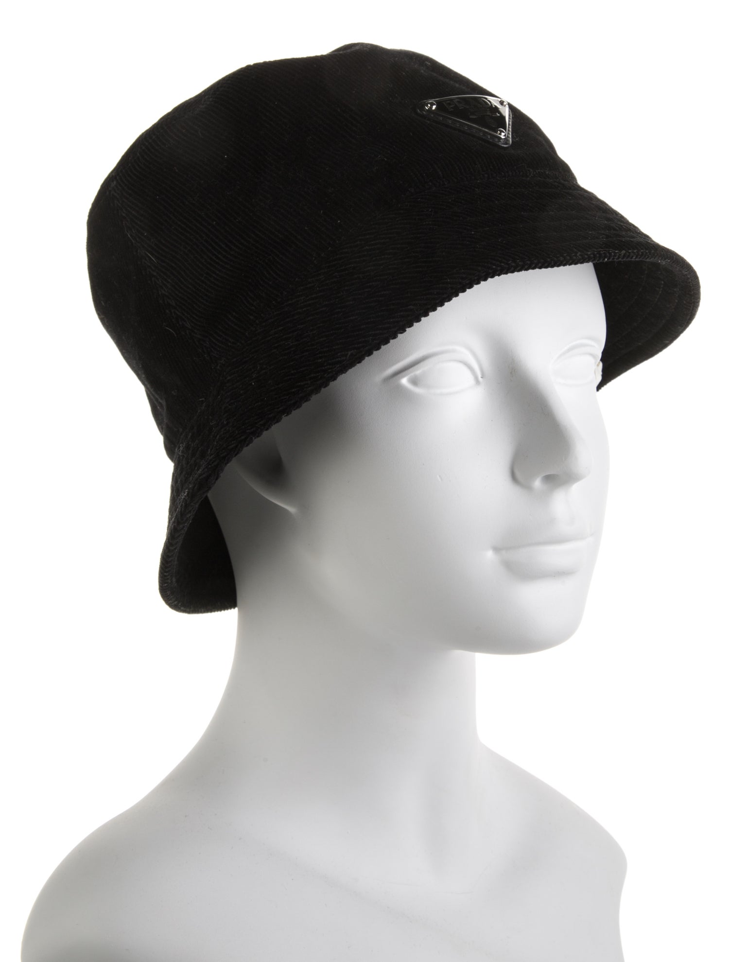 Prada Embellished Cotton Bucket Hat