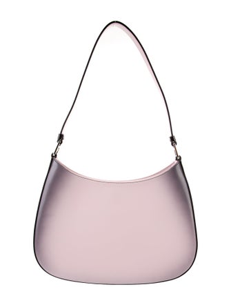 Prada Enameled Metal Triangle Cleo
