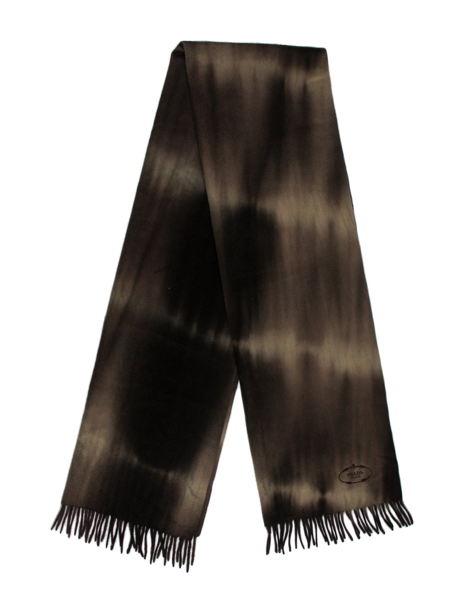 Prada Wool Striped Scarf
