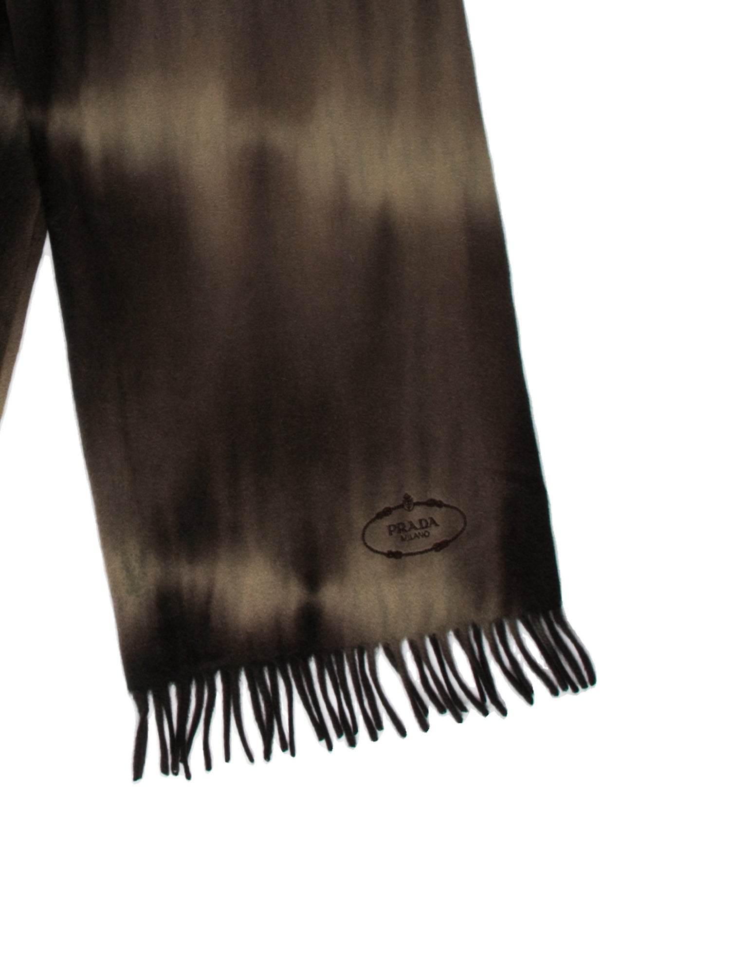 Prada Wool Striped Scarf
