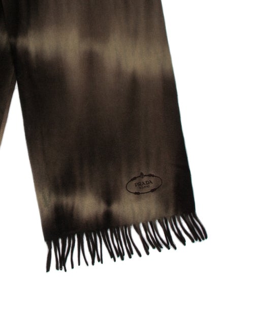 Prada Wool Striped Scarf