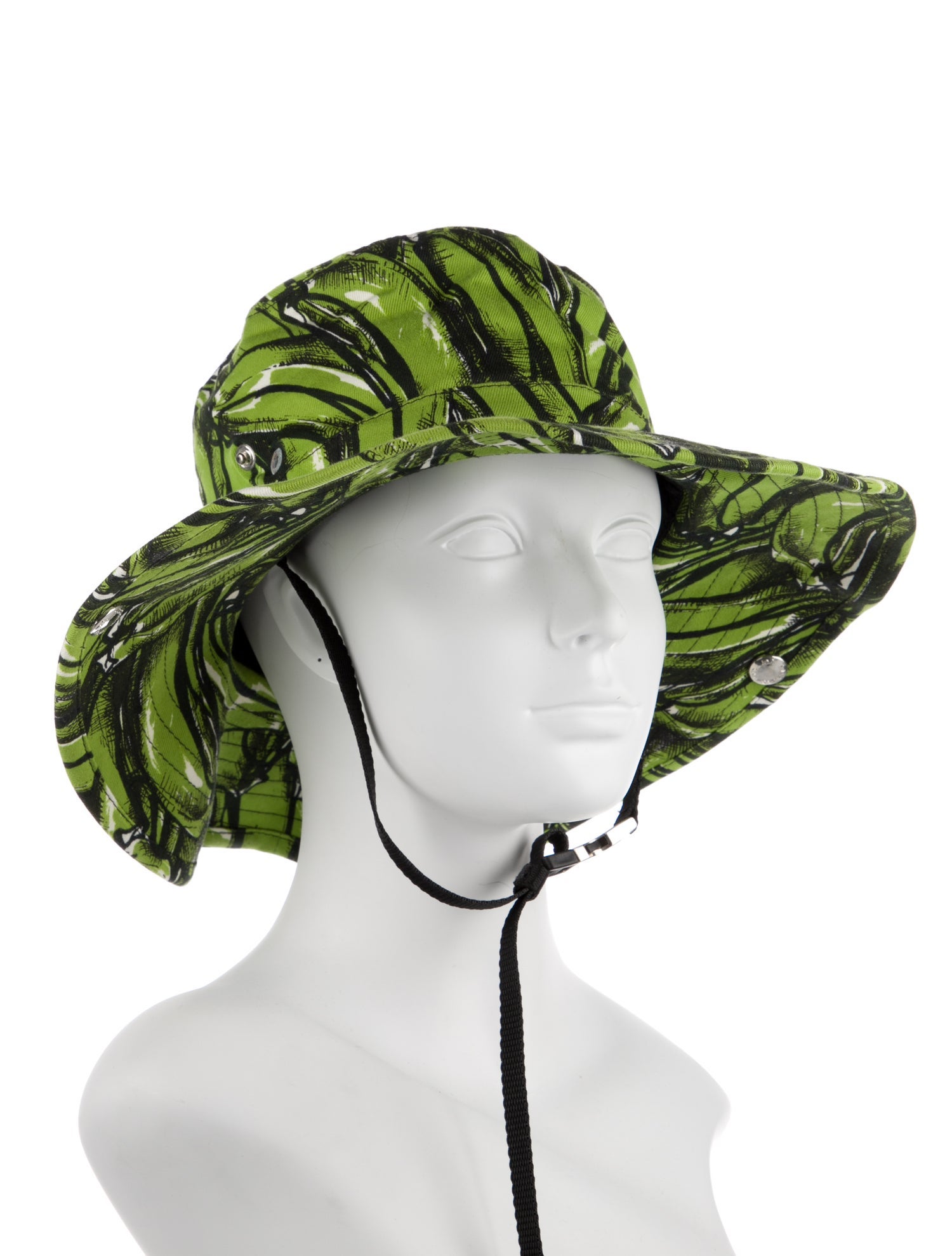 Prada Men's Cotton Bucket Hat