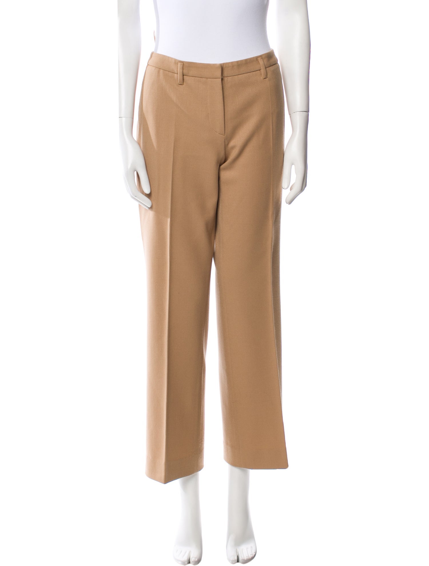 Prada Virgin Wool Straight Leg Pants