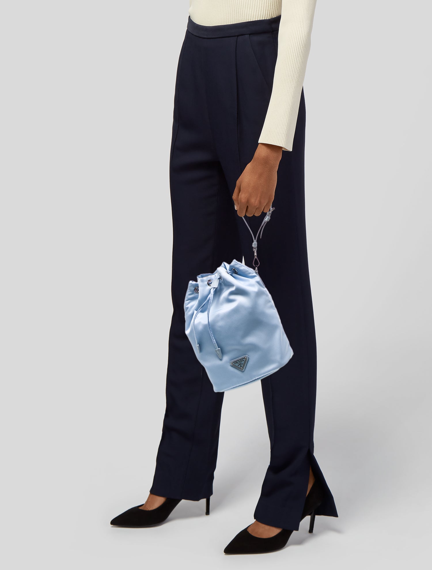 Prada Saffiano Leather Bucket Bag