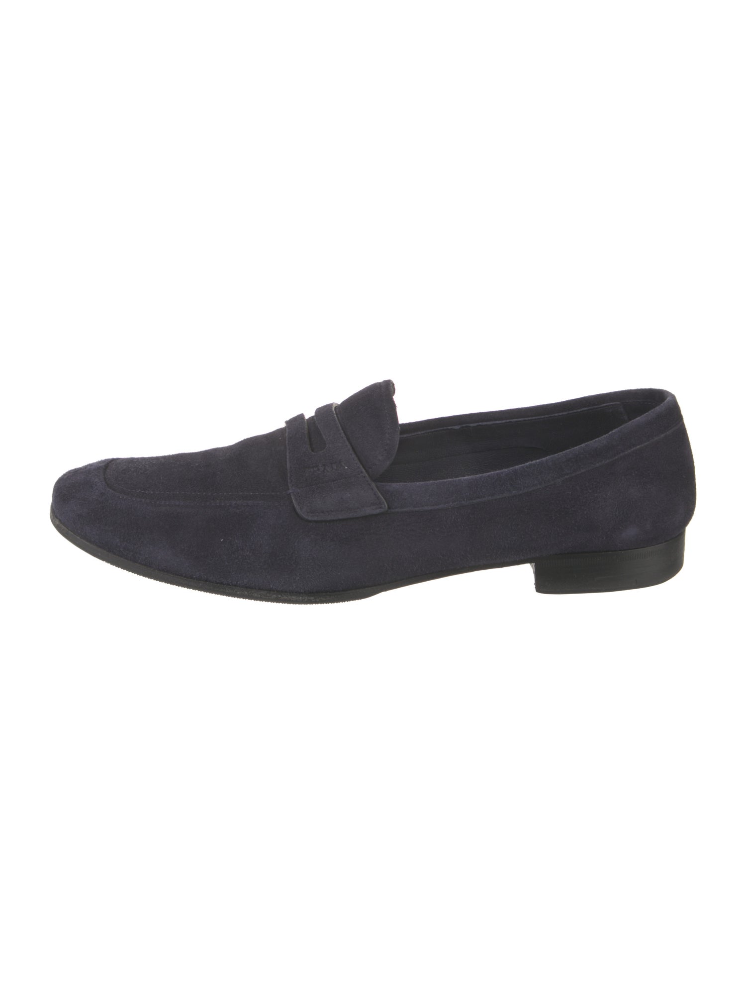 Prada Suede Dress Loafers