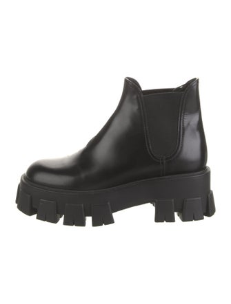 Prada Leather Chelsea Boots