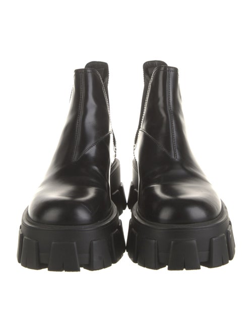 Prada Leather Chelsea Boots