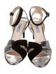 Prada Leather Colorblock Pattern Slingback Pumps