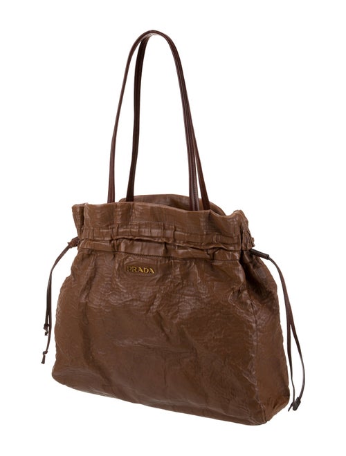 Prada Nappa Antique Leather Bucket Bag