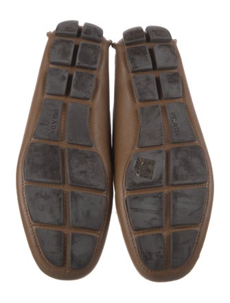 Prada Leather Moccasins