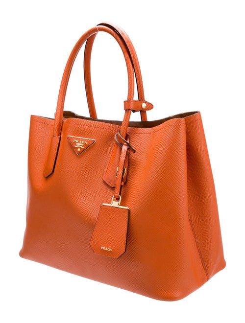 Prada Saffiano Leather Double Bag Medium