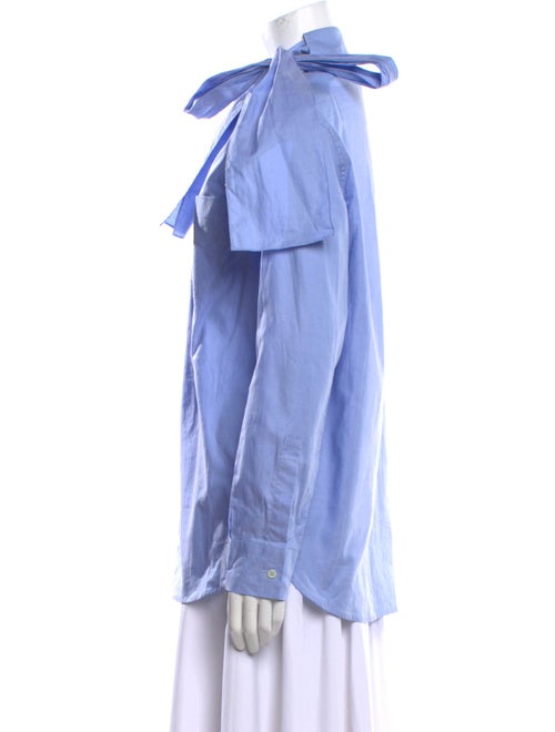 Prada 2019 Long Sleeve Button-Up Top