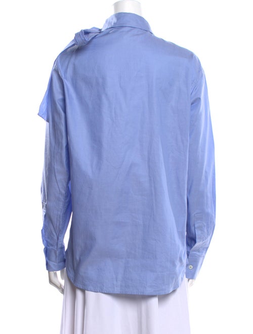 Prada 2019 Long Sleeve Button-Up Top