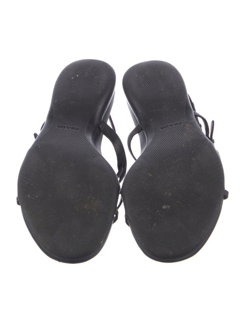 Prada Leather Slingback Sandals