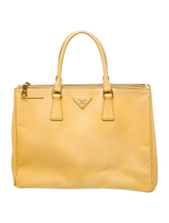 Prada Saffiano Leather Galleria Double Zip Large