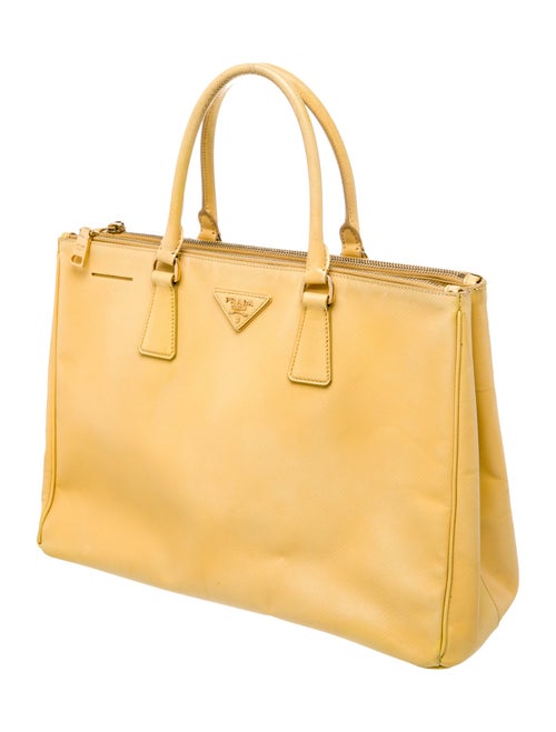 Prada Saffiano Leather Galleria Double Zip Large