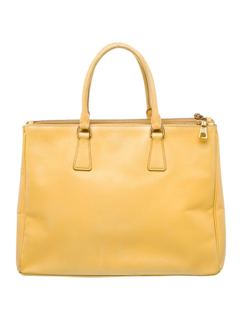Prada Saffiano Leather Galleria Double Zip Large