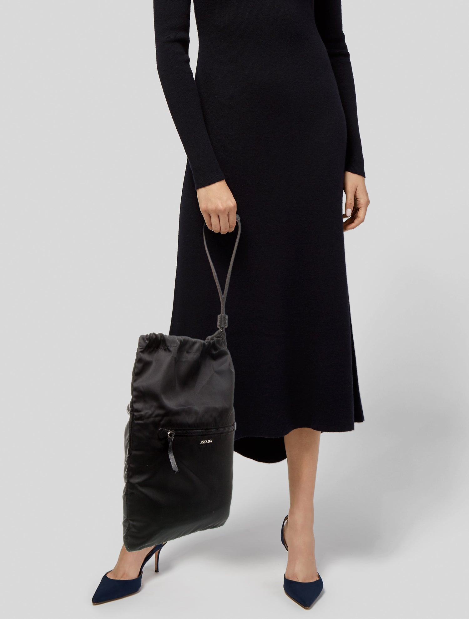 Prada Saffiano Leather Bucket Bag