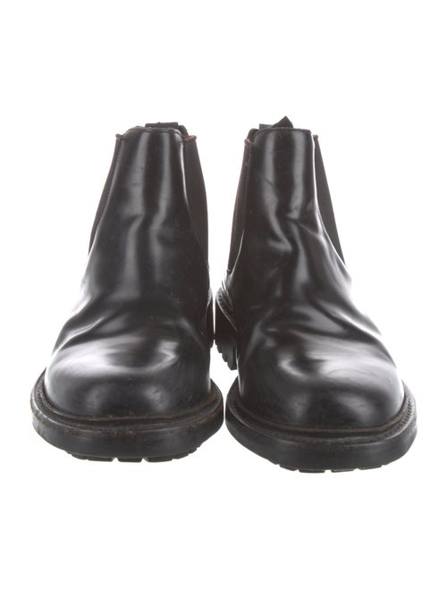 Prada Leather Chelsea Boots