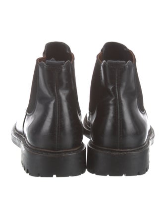 Prada Leather Chelsea Boots