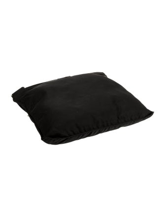 Prada Enameled Metal Triangle Portfolio