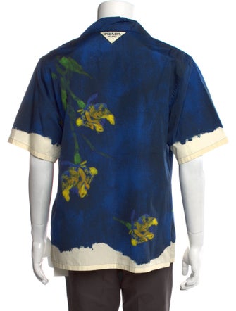 Prada 2023 Enameled Metal Triangle Shirt