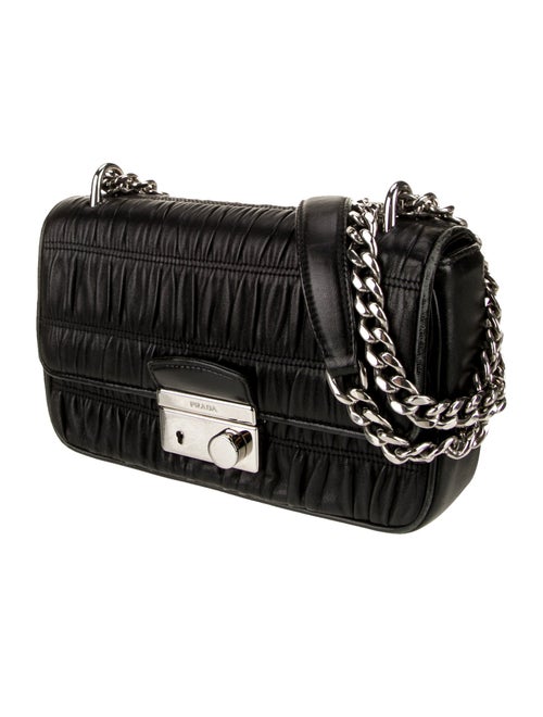 Prada Nappa Gaufre Leather Pattina